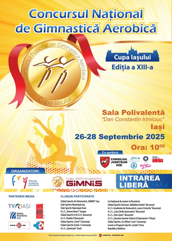Cupa Iașului la Gimnastică Aerobică